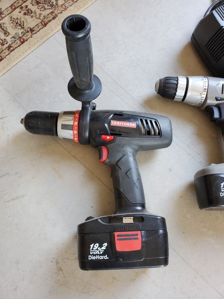 Craftsman drills with chargers