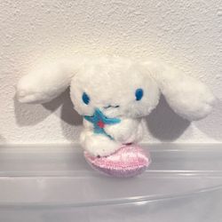 Sanrio Cinnamoroll Star Seashell Plush White Pink