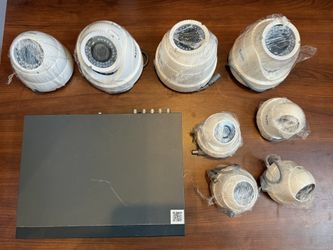 Security Bundle - 8 Cameras And DVR - USED