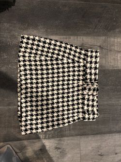 Houndstooth Skirt w/belt