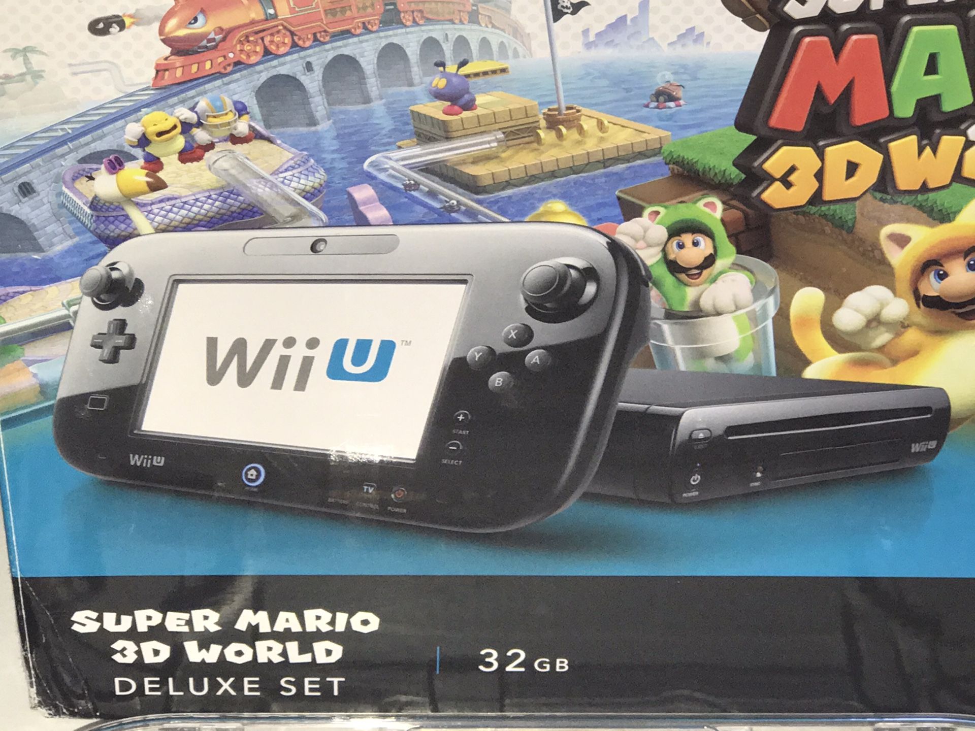 Nintendo Wii U Super Mario 3D World Deluxe set 32GB bundle