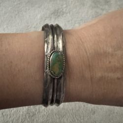 Silver and Turquoise Bracelet 