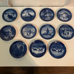 Royal Copenhagen Christmas Plates Denmark