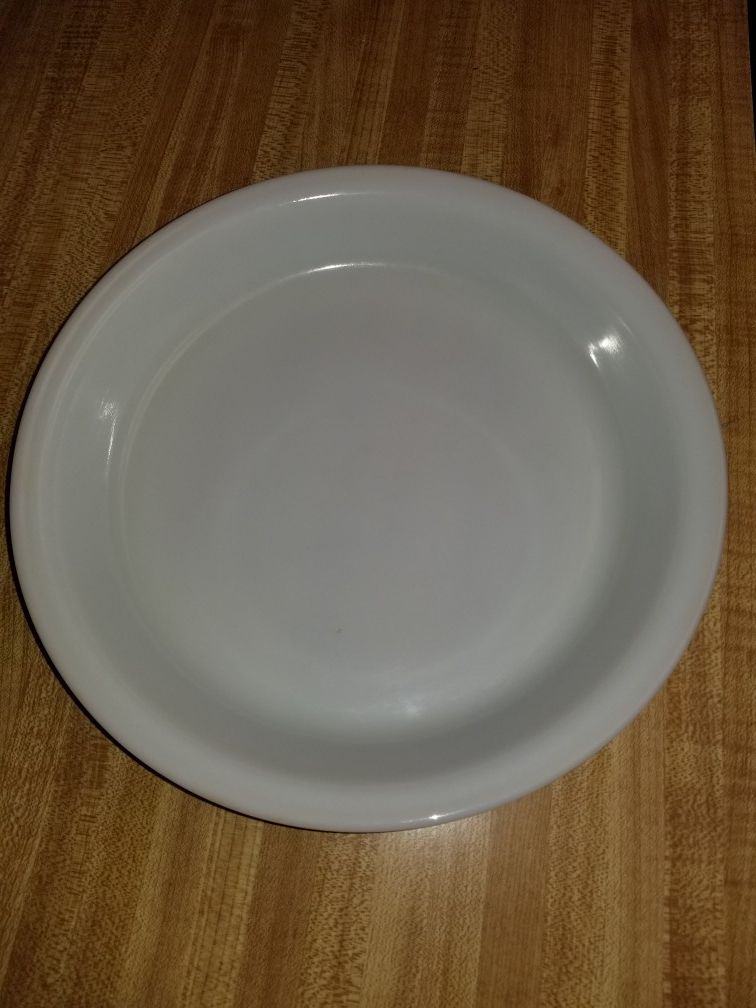 Vintage Genuine Pyrex White Milk Glass Pie Baking Dish #209