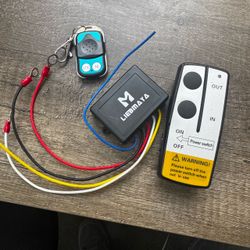 Kit de control remoto de cabrestante inalámbrico para coche, camión, Jeep, ATV, SUV, 12 V, 24 V, recuperación de auriculares, control remoto, control 