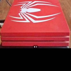 PS4 PRO SPIDER-MAN CONSOLE AND POWER CORD ONLY NO CONTROLLER $240 FINAL PRICE SAME DAY SHIPPING 