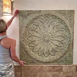 4 Ft Wall Art Hanging- Slate Medallion 