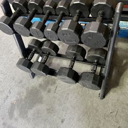 Cap dumbbell set with rack 200 lb new arrivals