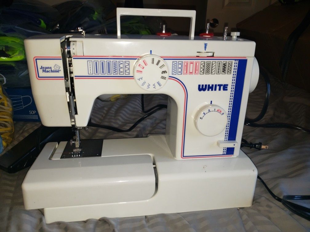 White Model 1888 Jeans Machine Sewing Machine.