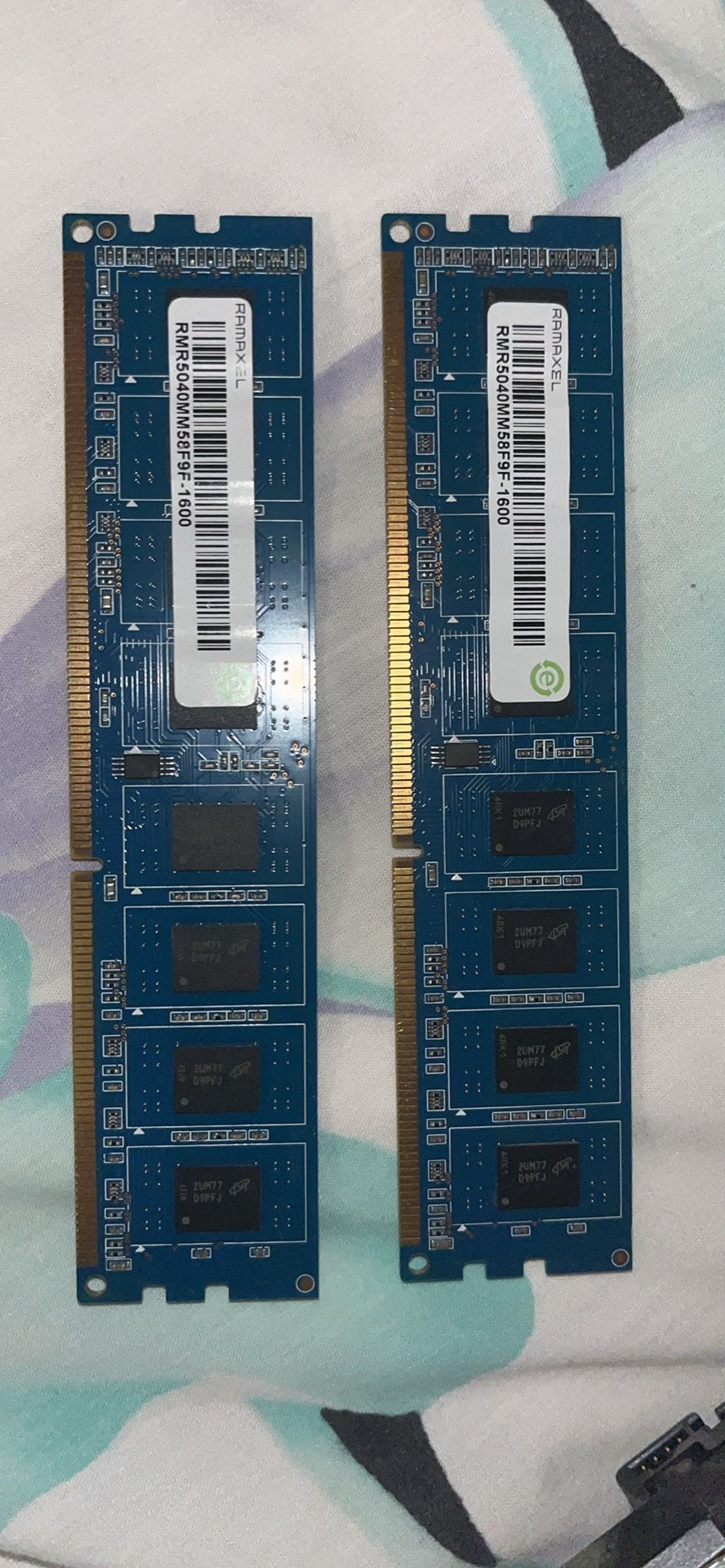 RAM Memory Cards