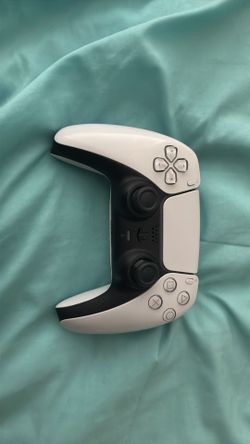 White PS5 controller