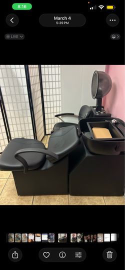 Salon Shampoo bowl and Hair Dryer