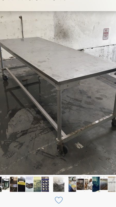 Stainless Steel 8 Foot Table Heavy Duty For In San Stainless Steel 8 Foot Table Heavy Duty For In San
