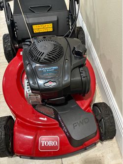 Toro lawnmower self propelled fwd