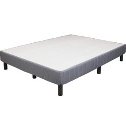 Hollywood Bed Frames Enforce Base Platform, King, Gray
