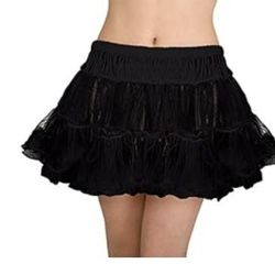 New Black Tutu Teen Adult, 16 In Long