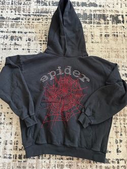 Sp5der OG Rhinestone hoodie