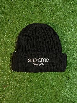 Supreme New York black beanie