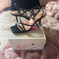 Cute black heels