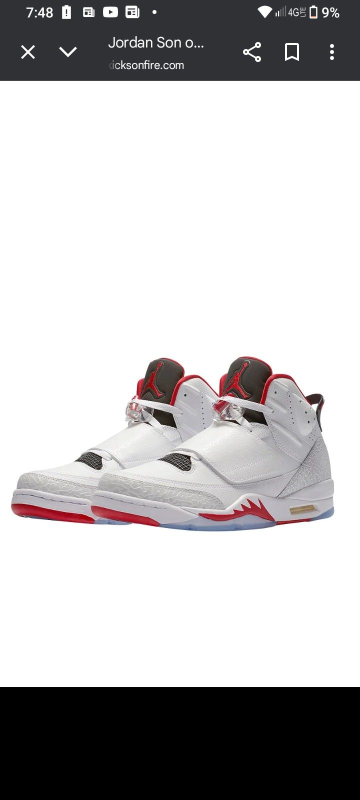 Jordans Son Of Mars Fire Reds 10.5