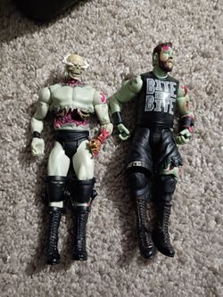 WWE zombie wrestling figures