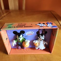 Disney CERAMIC SALT & PEPPER SHAKERS 