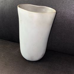 Winston flowers 10 inch ceramic gray vase