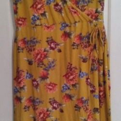 Yellow MAXI DRESS Size 2X Large