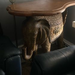 Elephant Bar Stool Table