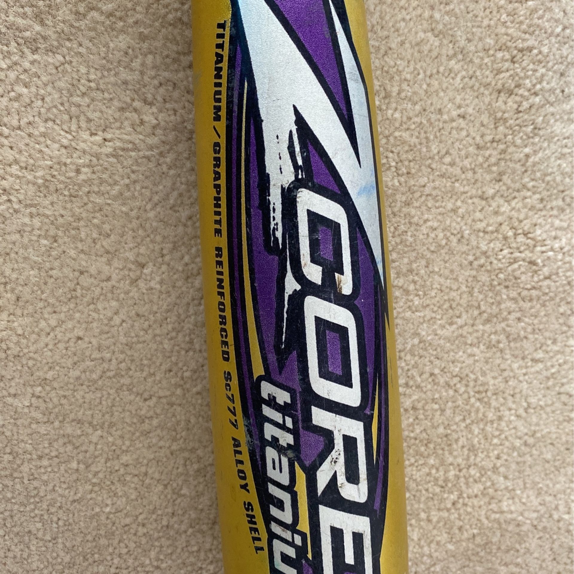 Easton Z Core Titanium Sc 777 Baseball Bat for Sale in Las Vegas