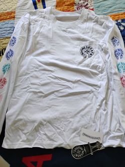 Chrome Hearts White Long Sleeve Crewneck Shirt