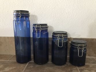 Vintage Glass Canisters