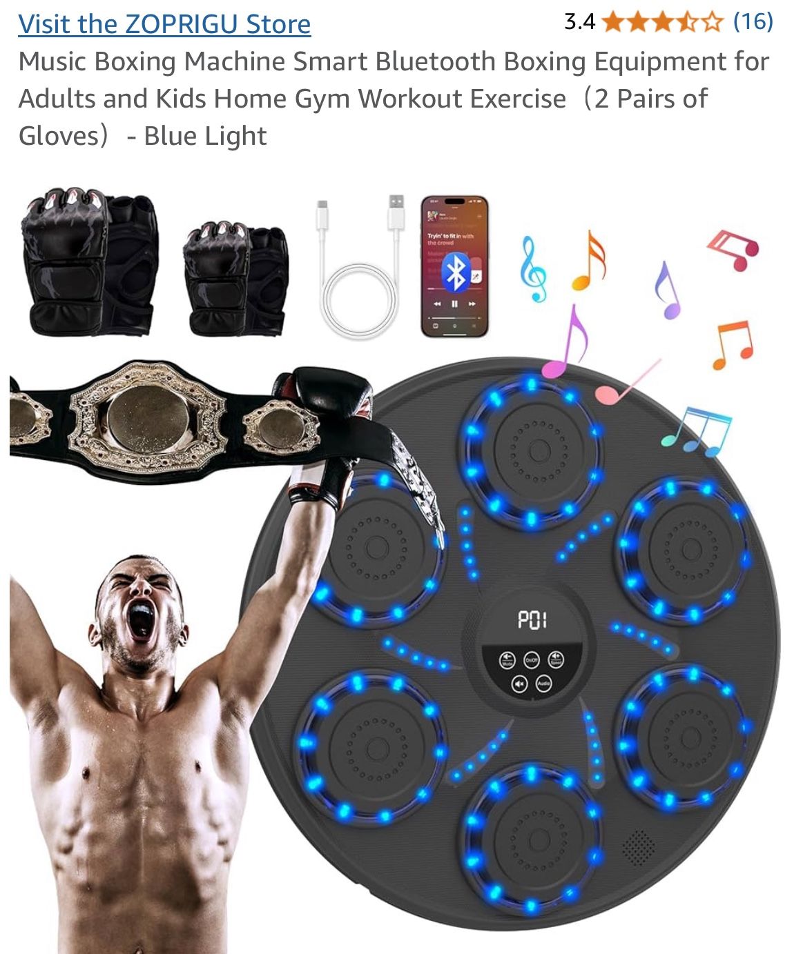 Bluetooth Boxing Machine Pro