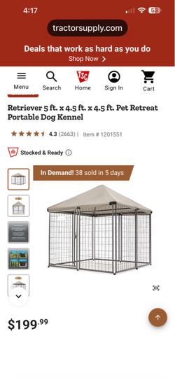 Dog pin and dog crate