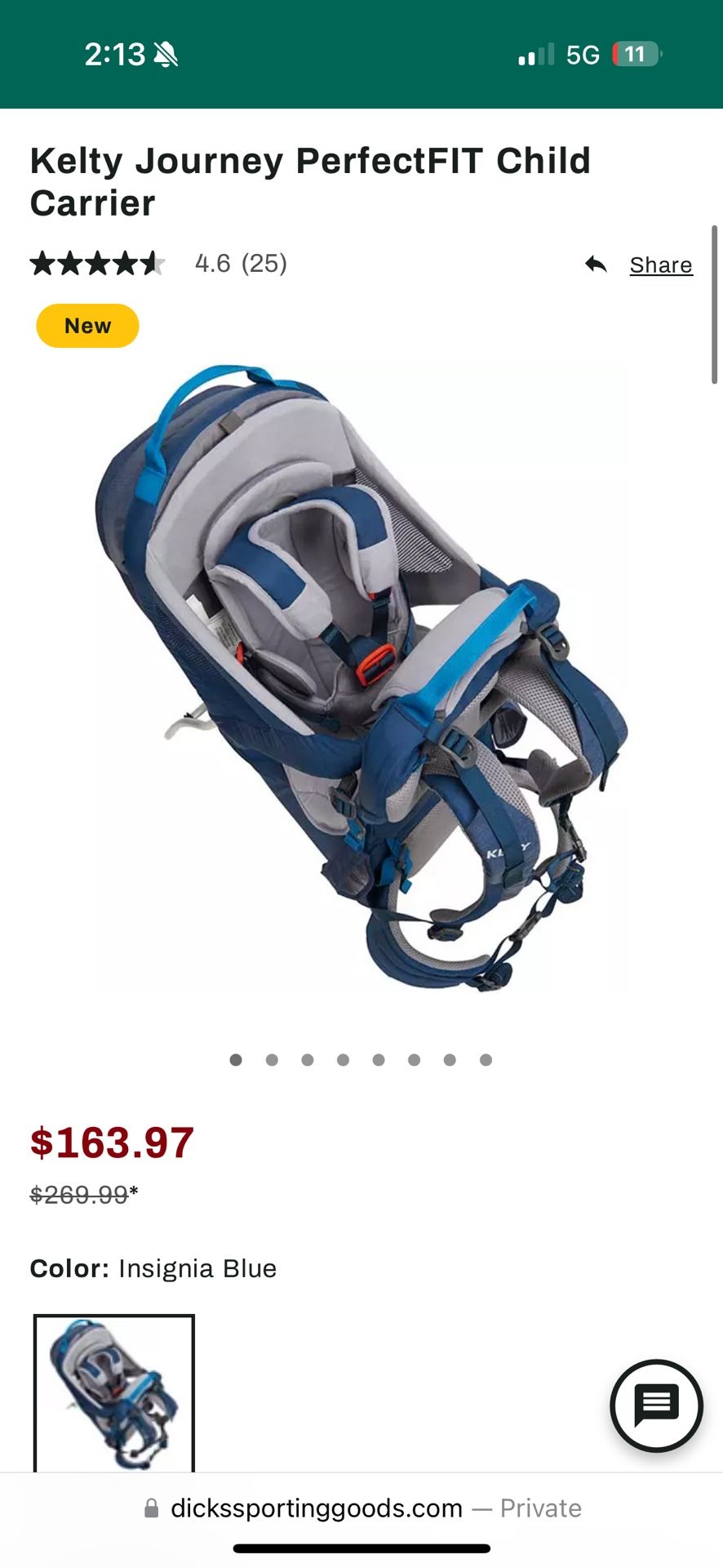 Journey Perfectfit Kelty Hiking Backpack