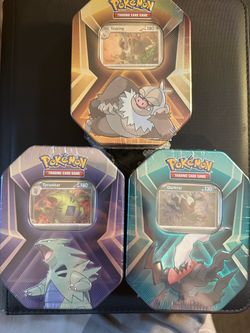 Pokémon TCG Tin Bundle – Slaking, Tyranitar, Darkrai