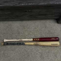 Two Wood Bats 