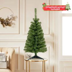 3' Christmas Tree w/ Stand unlit Green