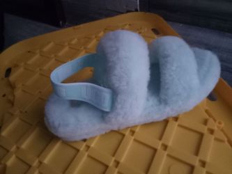 Ugg fur slippers  NEW size 7