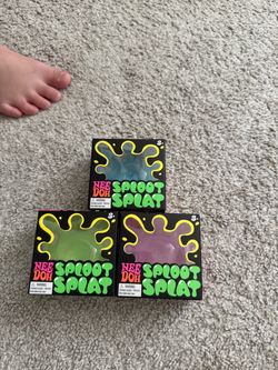 NeeDoh Sploot Splat FOUR x3
