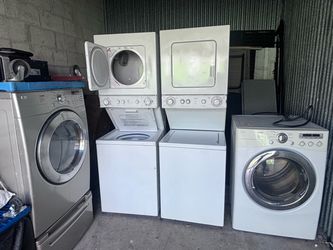 Stackable washer and dryer from $270 (3 months warranty delivery available