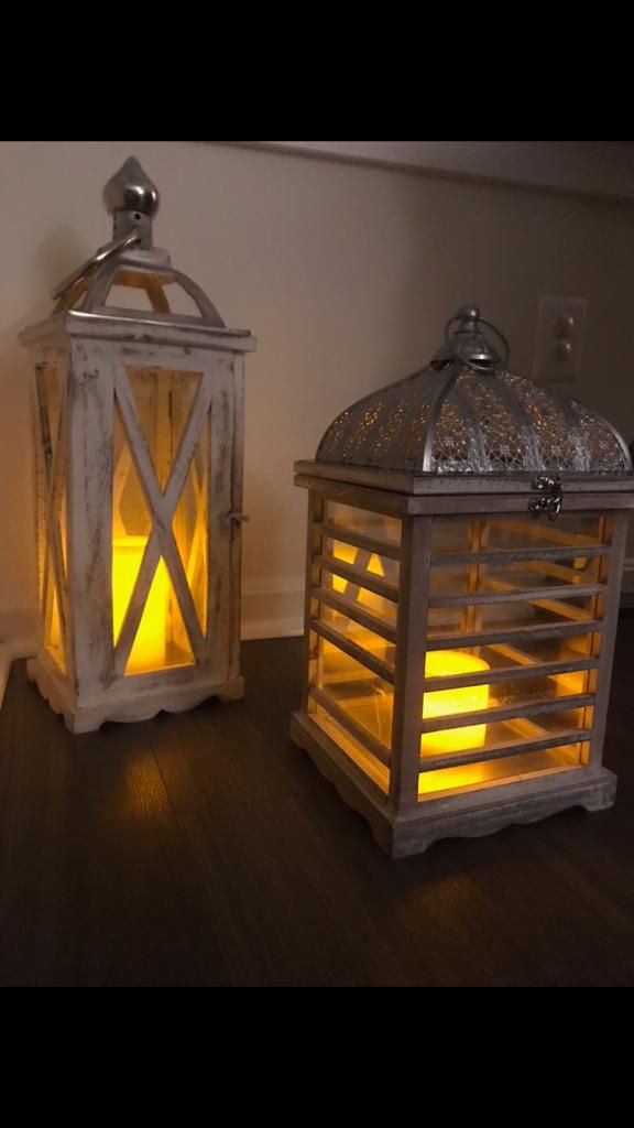 Lanterns with led candle
