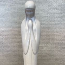 Praying Nun Porcelain Statue -$25