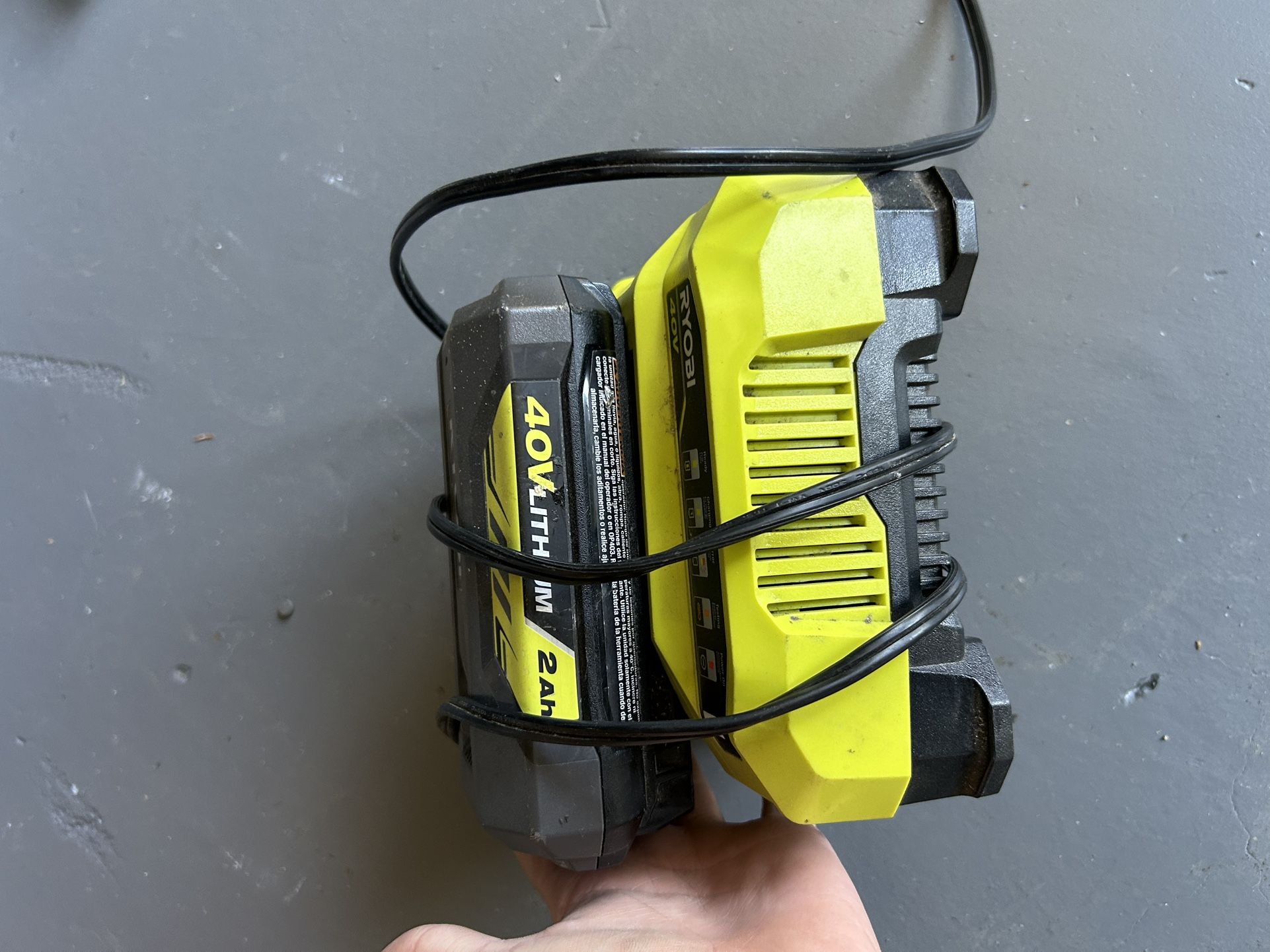 Ryobi Charger And Battery 