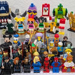 Lego Minifigures Lots Marvel Disney Powerpuff Girls Harry Potter Lego Movie with Display Box 
