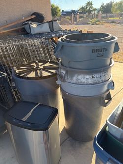 Garbage cans
