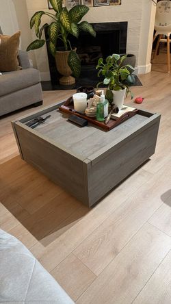 Gray Squared Coffee Table