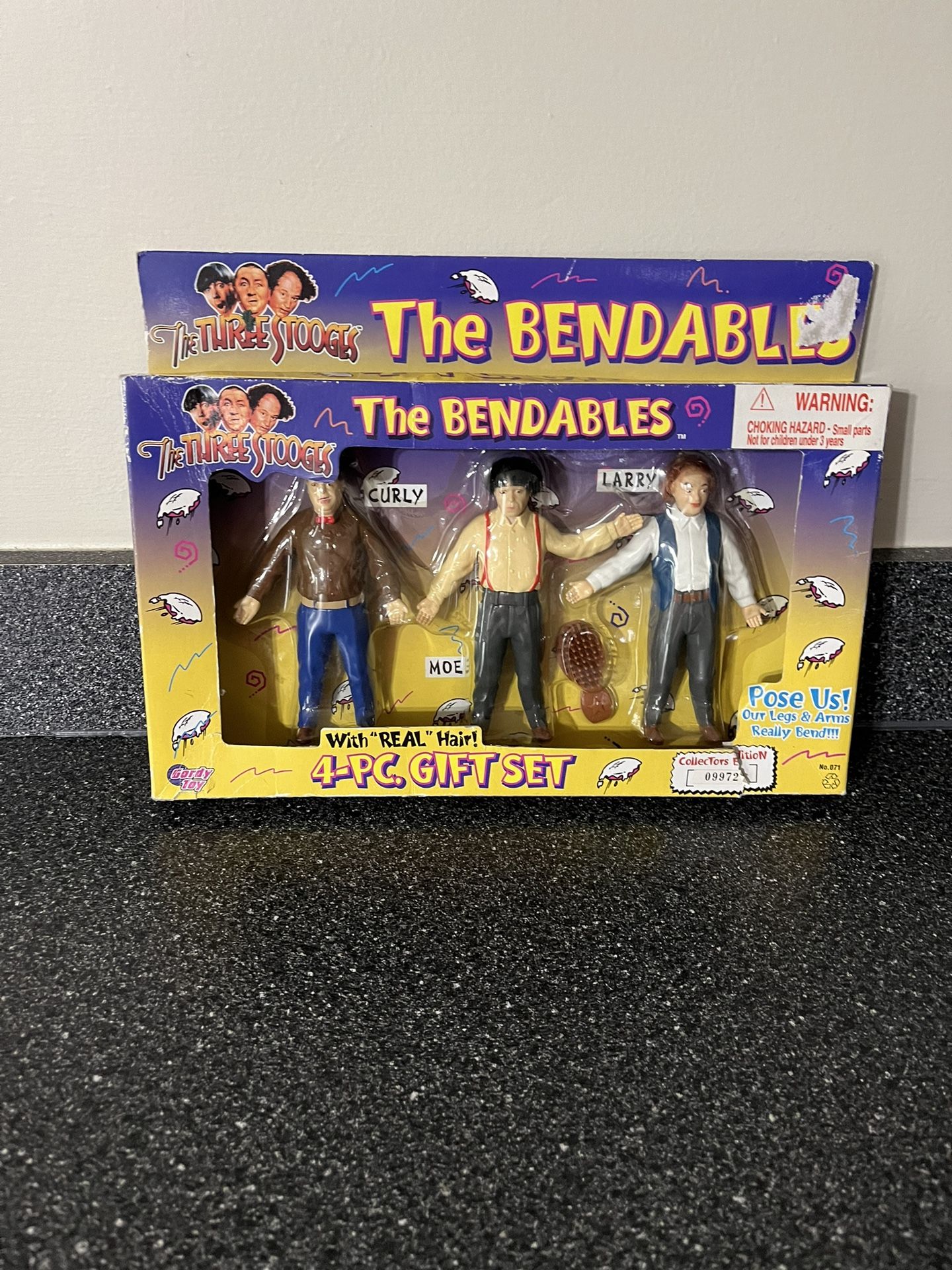 Collectibles The Three Stooges Bendable Figurines