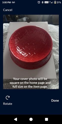 Supreme Red Dog Bowl