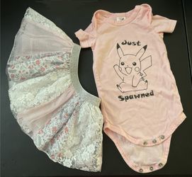 Cute Tutu & Pikachu Onsie